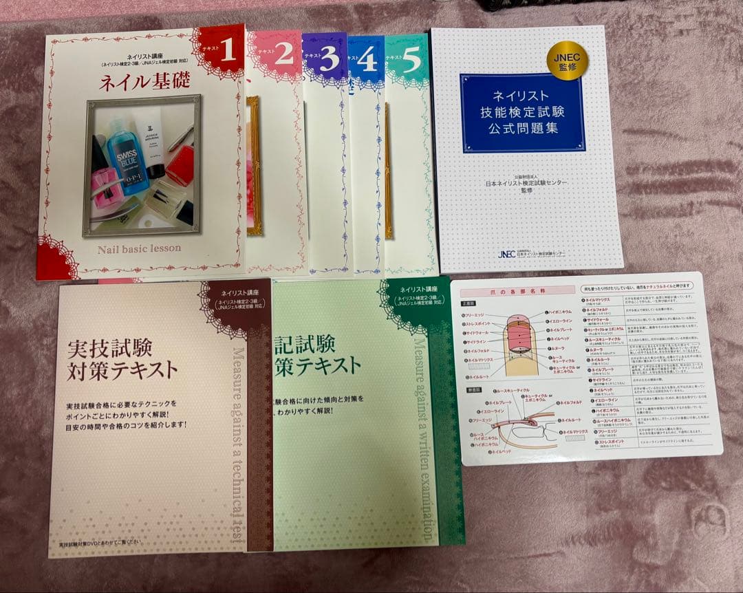 ネイルアート用品と練習教材セット