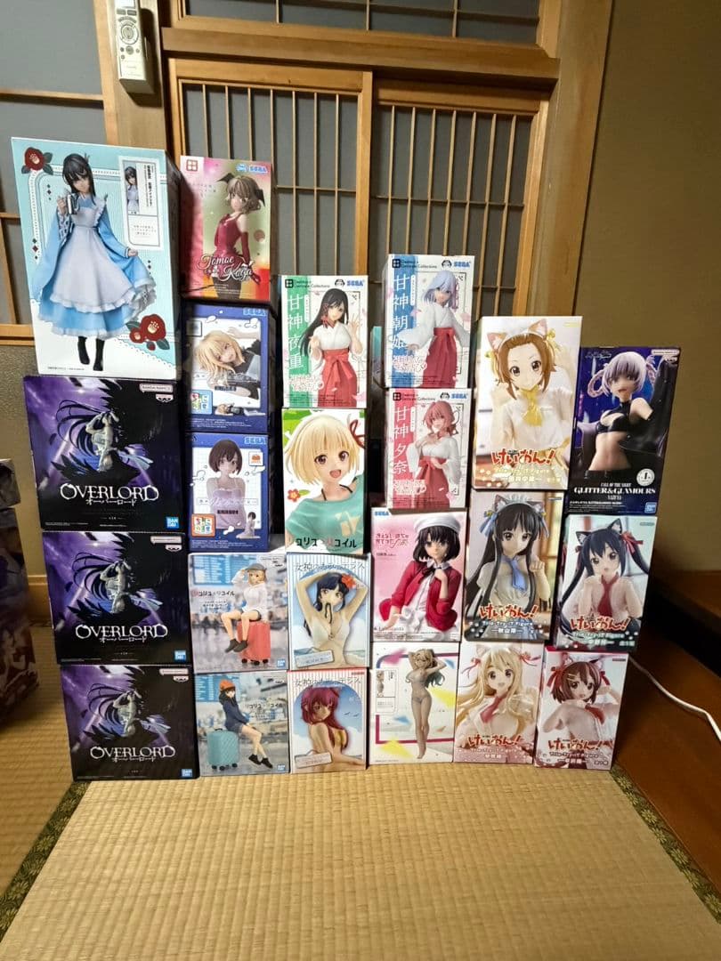 けいおん&オバロ&リコリス&甘神さんなど　美少女プライズフィギュア23体セット