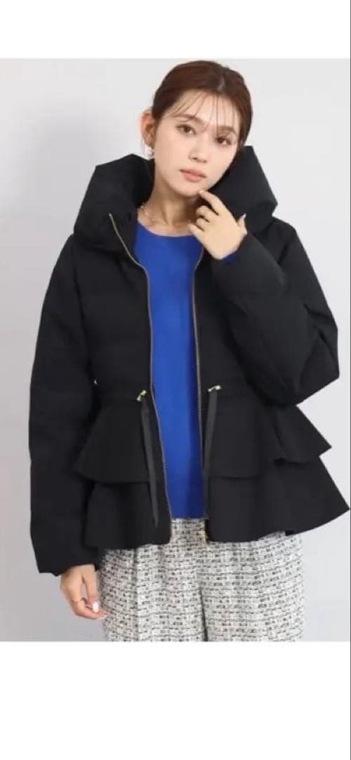 値下げ！新品Vin FENNEL フリルペプラムダウンコート