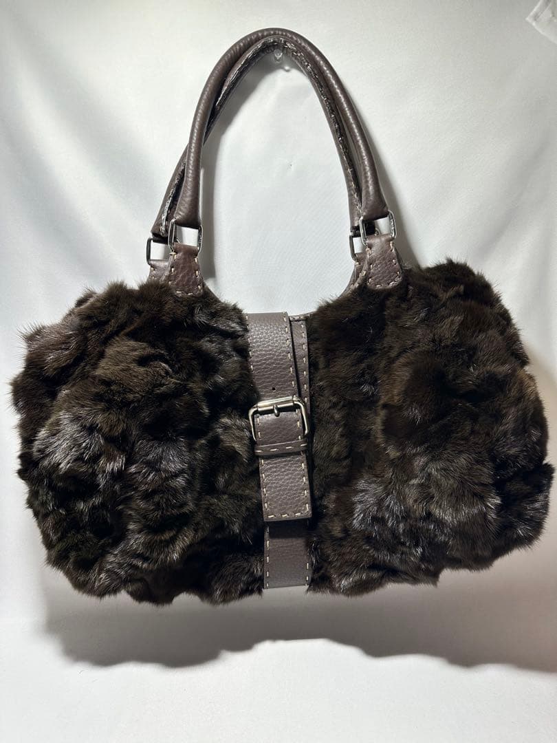 n*n様 FENDI フェンディ ハンド　バック　ミンクファーバッグ セレリア