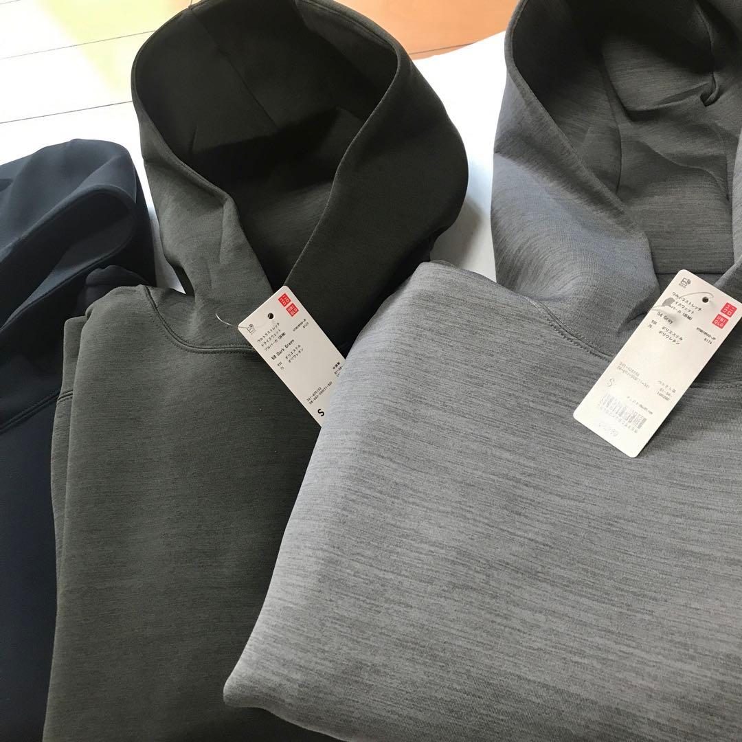 【新品】3枚セットUNIQLOウルトラストレッチパーカー