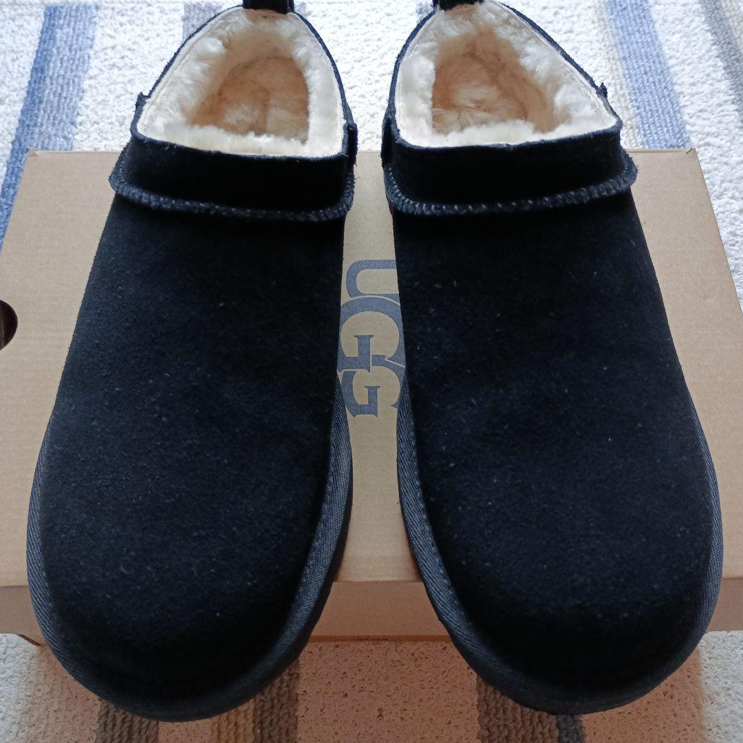 <美品>UGG ムートンショートブーツ ブラック USA 7