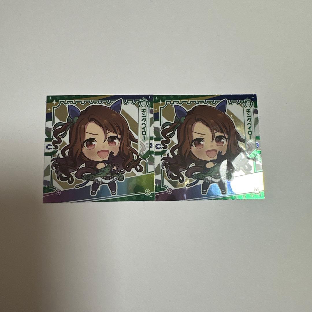 ウマ娘 キングヘイロー ステッカー 2枚セット - メルカリ