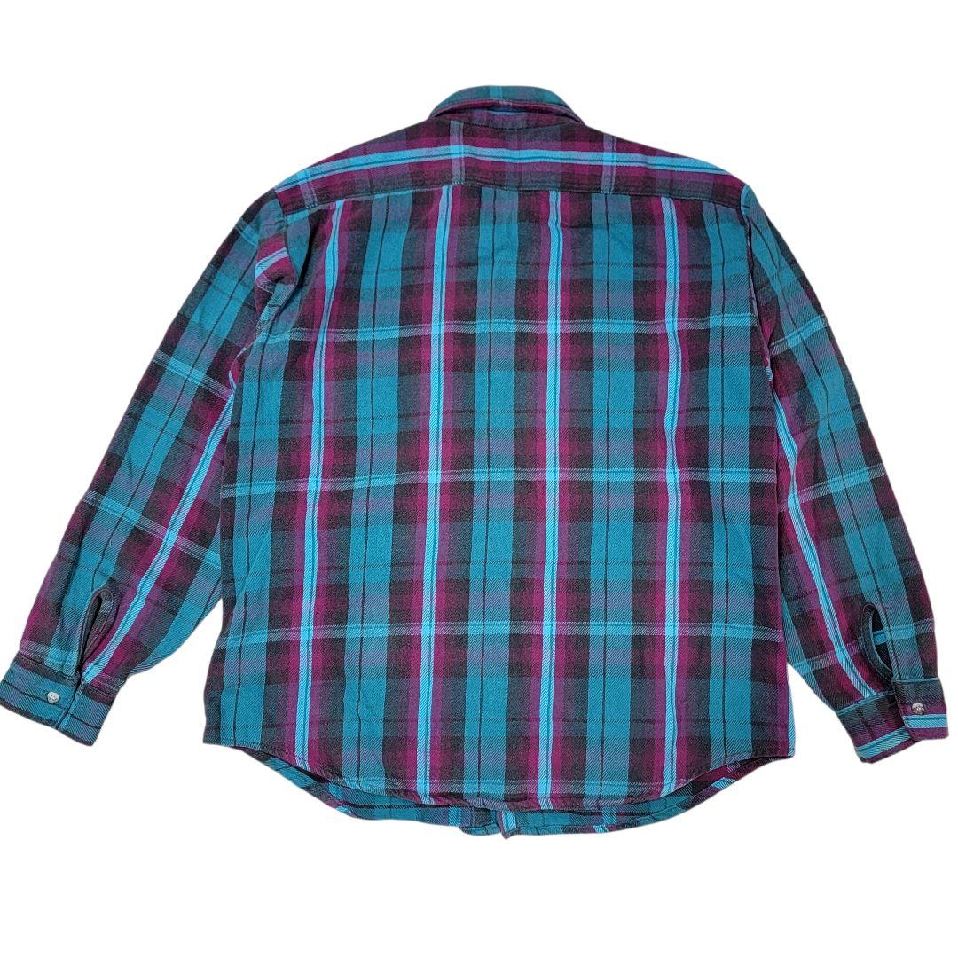 長瀬智也カラー ターコイズ USA製 FIVE BROTHER ヘビーネルシャツ