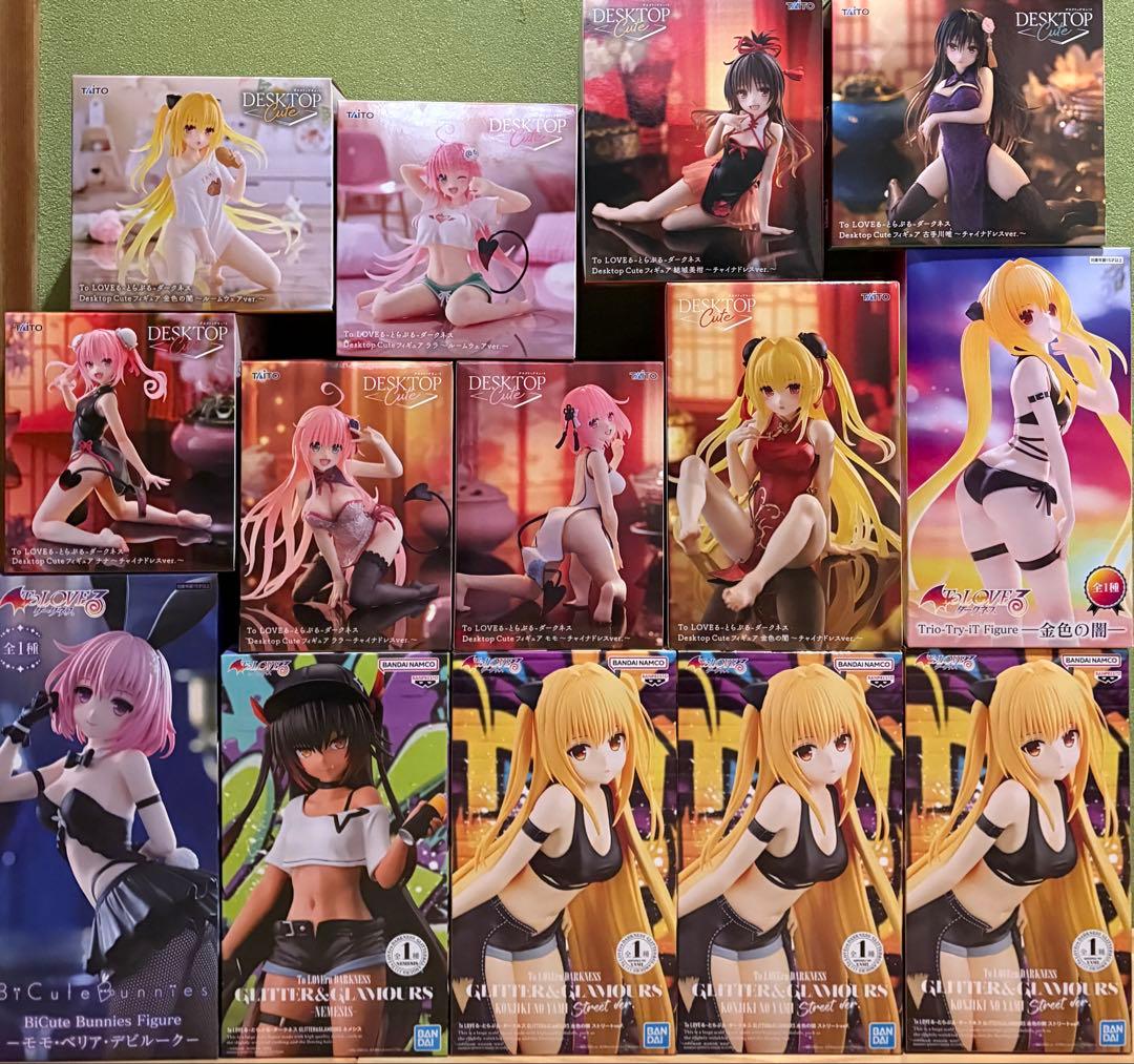 フィギュア プライズ品 ToLOVEる ララ モモ ナナ 金色の闇 結城美柑