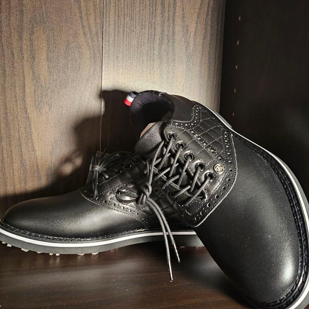 【G/FORE ジーフォア】クラッシックデザイン ゴルフシューズ黒 25.0cm