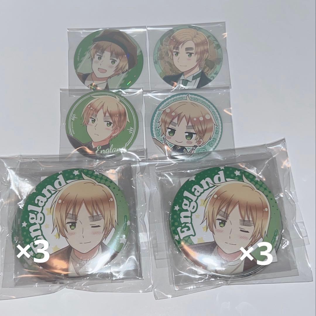 ヘタリア イギリス 缶バッジ くじ 郵便屋 執事 ブラックフォーマル グッズ-バッチ】アニメ「ヘタリア World☆Stars」 描き下ろし 郵便屋
