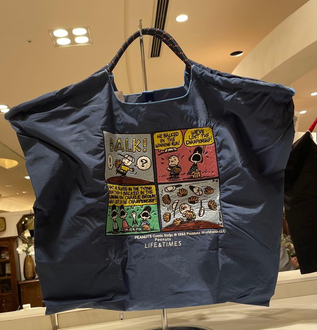 完売品　ボールアンドチェーン　SNOOPY 西宮阪急 限定 ネイビー Lサイズ