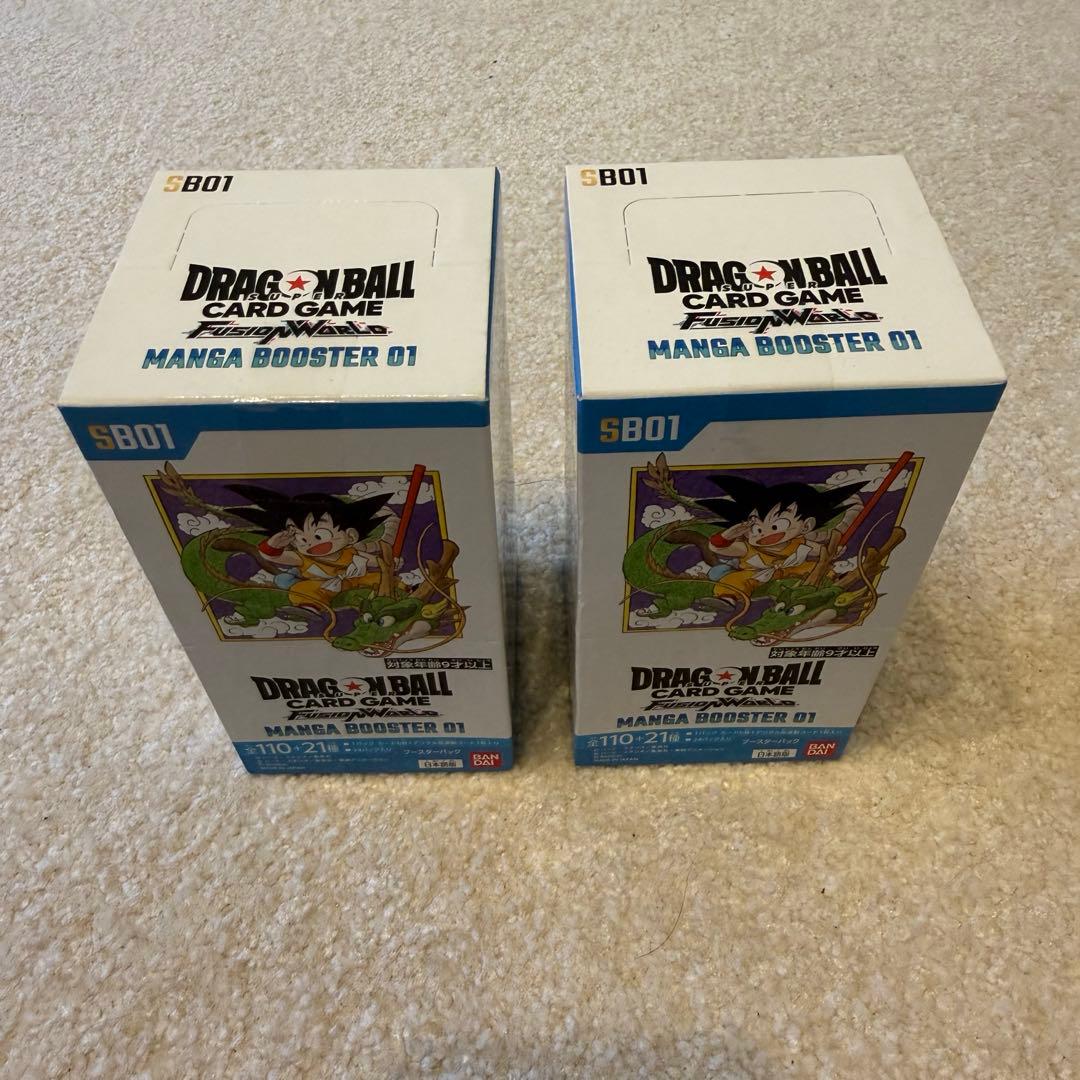 未開封　ドラゴンボール　マンガブースター01　2BOX