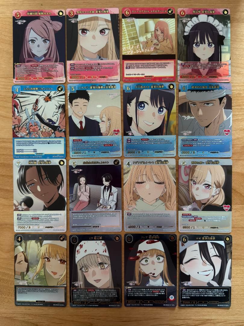 ビルディバイド TVアニメ「着せ恋」 Season 2 SR＋ ビルディバイド TVアニメ「着せ恋」Season 2 全色SR+以外4コン - メルカリ