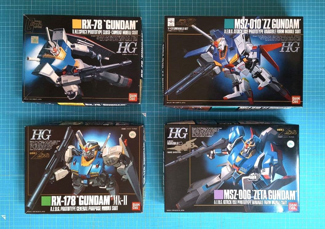 003 未組立 ＨＧ 絶版 ガンダム Mk-Ⅱ Zガンダム ZZガンダム