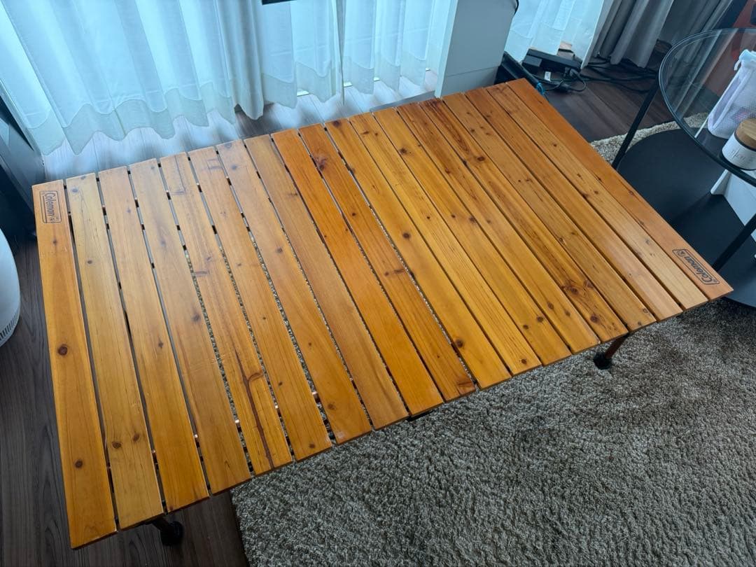 コールマン　ナチュラルウッドロールテーブルクラシック110