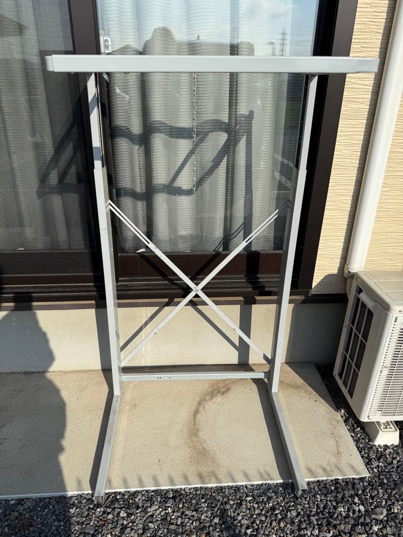 日立　衣類乾燥機用　のびのびスタンド　DES-75 シルバー