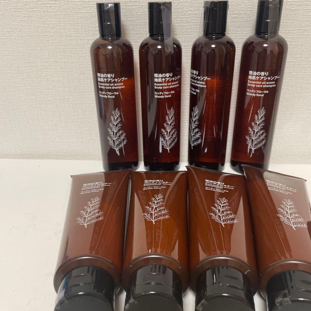 無印良品 精油の香り　ケアシャンプー　コンディショナー　ウッディーフローラル