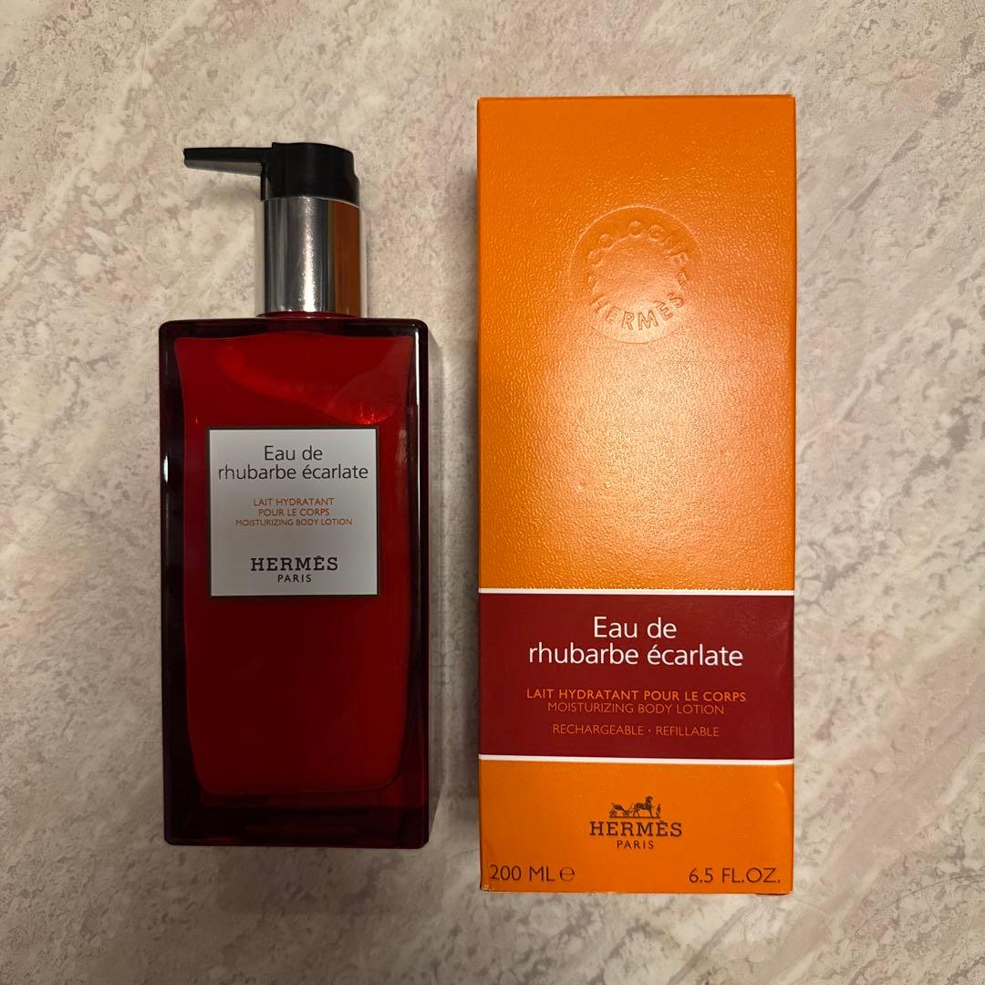 HERMES エルメス オードゥルバーブ エルカラット ボディローション200