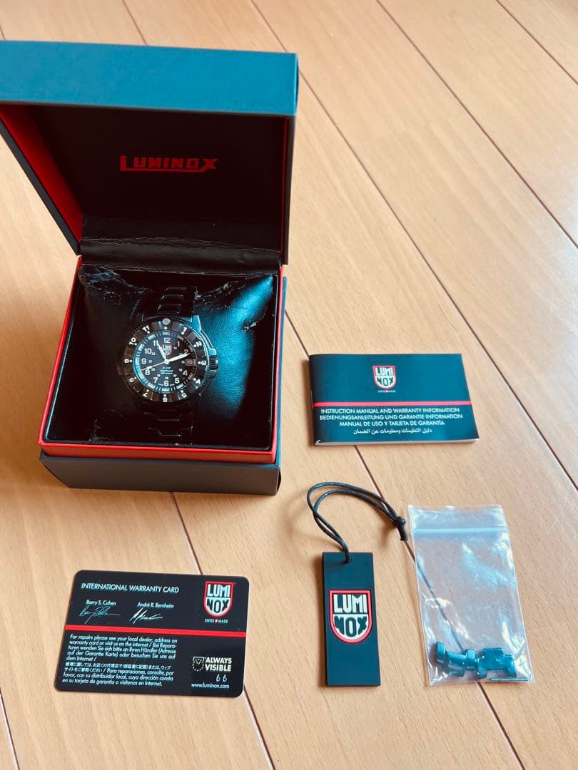 Luminox F117 ブラック 時計　ナイトホーク　美品