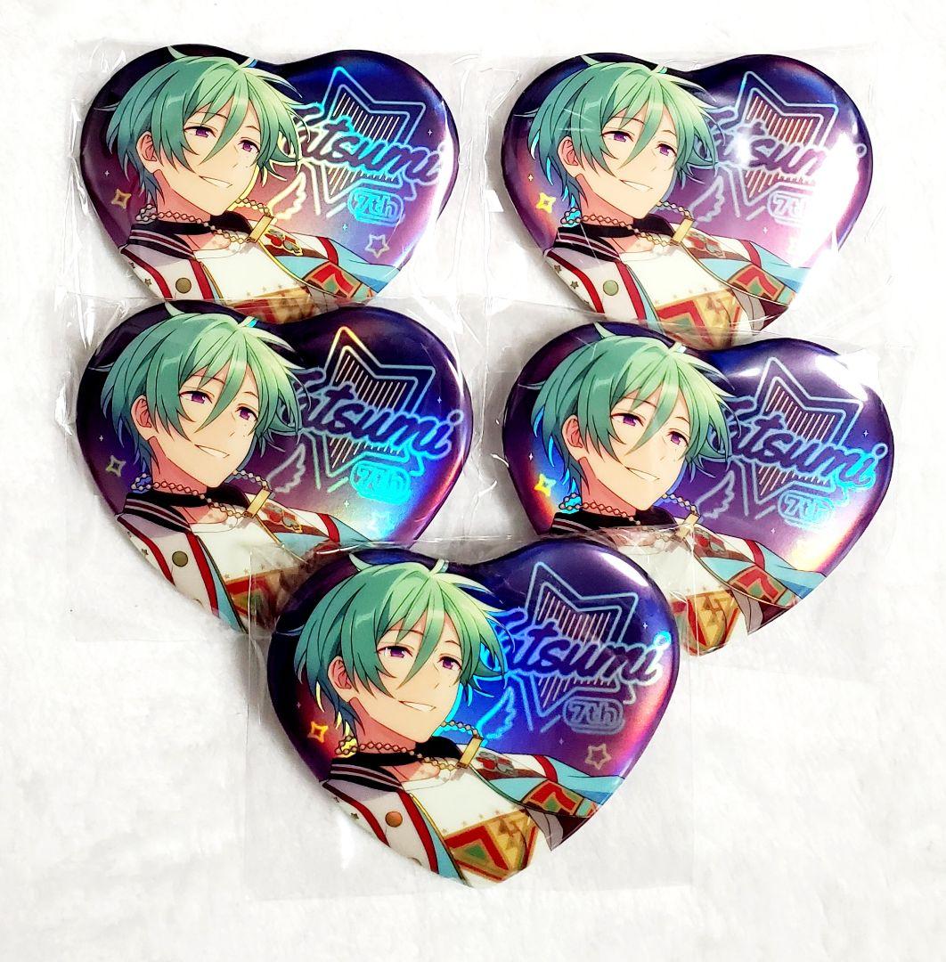 あんスタ 海外 ハート型缶バッジ 風早巽 - メルカリ