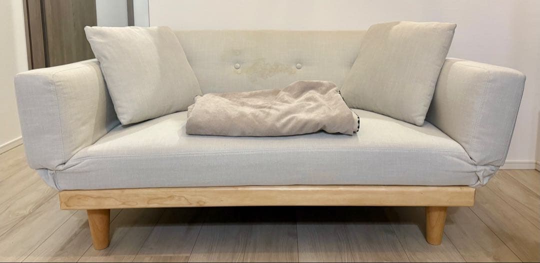 2人掛け　ソファベッド ファブリック  LOWYA