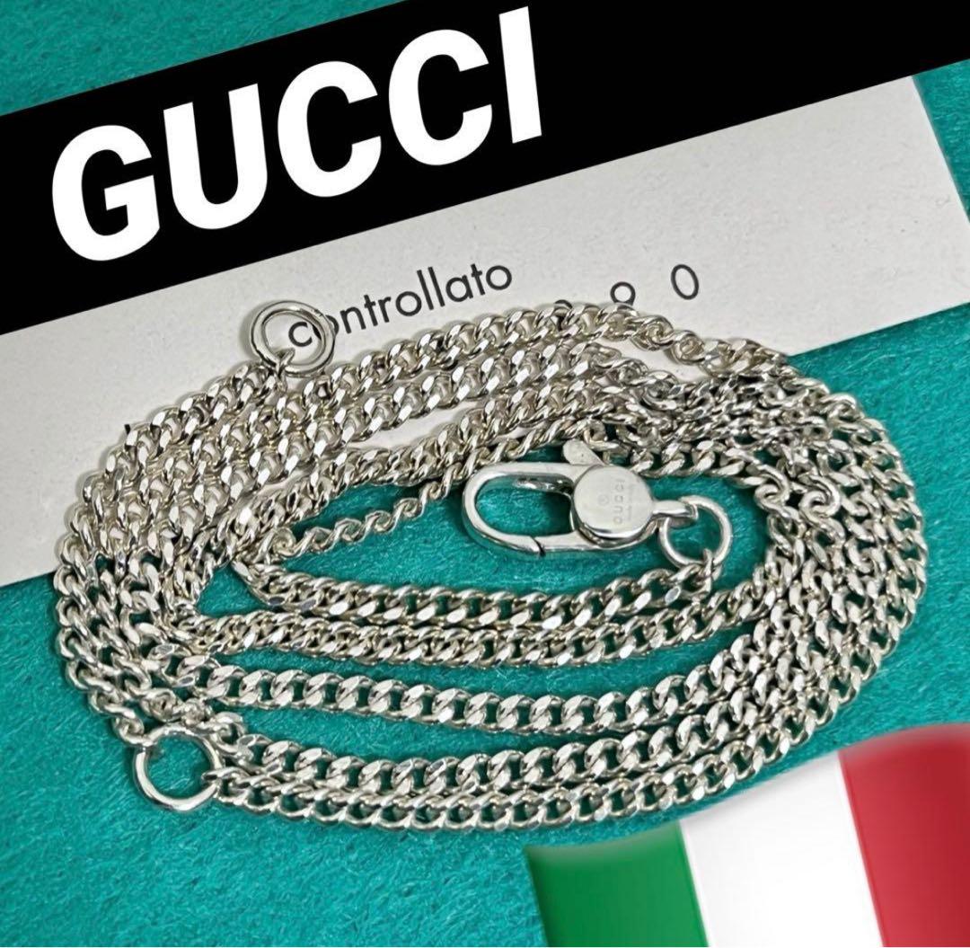 美品　GUCCI 2ミリ 喜平チェーンネックレス 2026年最新】Yahoo!オークション -gucci ネックレス 喜平の中古品