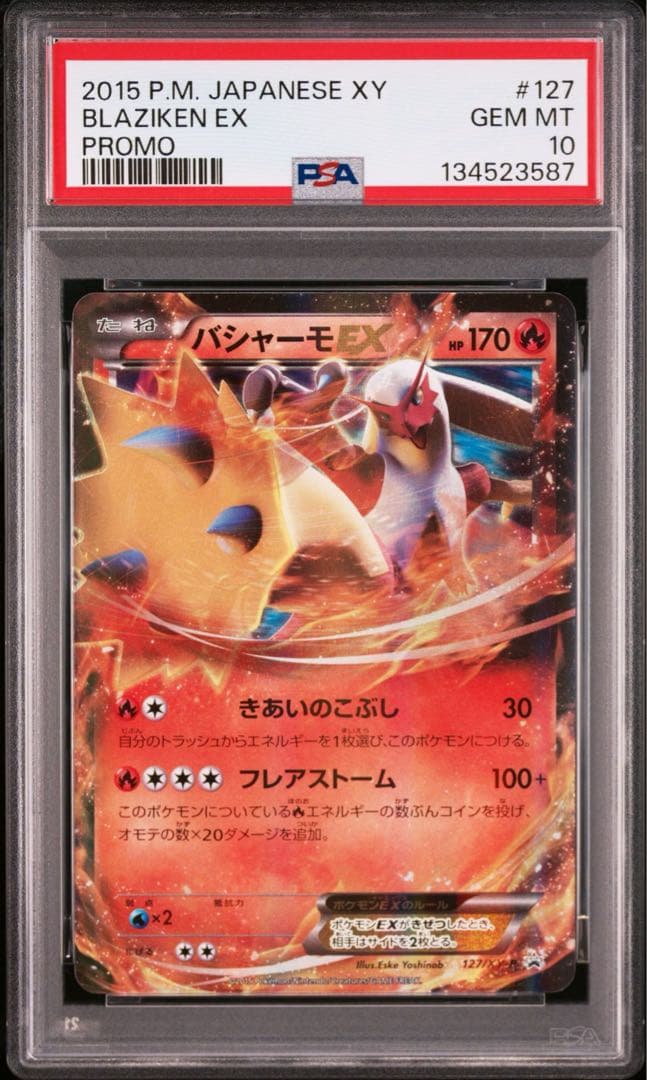 【PSA10】 バシャーモEX 127/XY-P プロモ PROMO