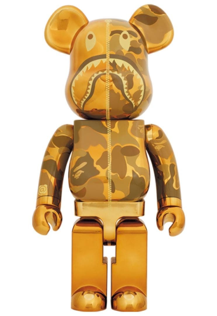その他 BE@RBRICK BAPE(R) CAMO SHARK 1000% GOLD 未使用 未開封 希少 BE@RBRICK BAPE CAMO SHARK GOLD 1000% ベア
