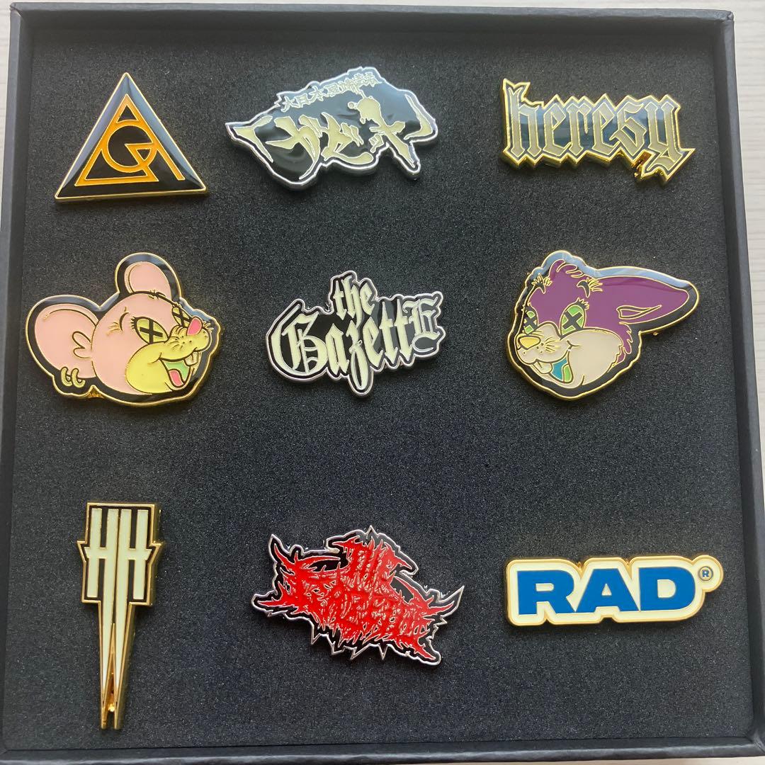 ガゼット the GazettE ピンバッジ 20th ANNIVERSARY - メルカリ