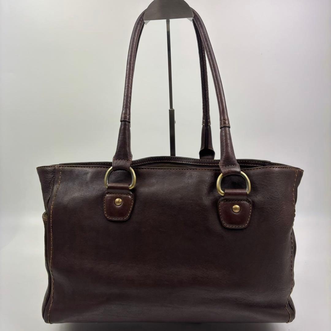 土屋鞄　トーンオイルヌメ　ミディアムトート　肩掛け　ビジネス　A4収納