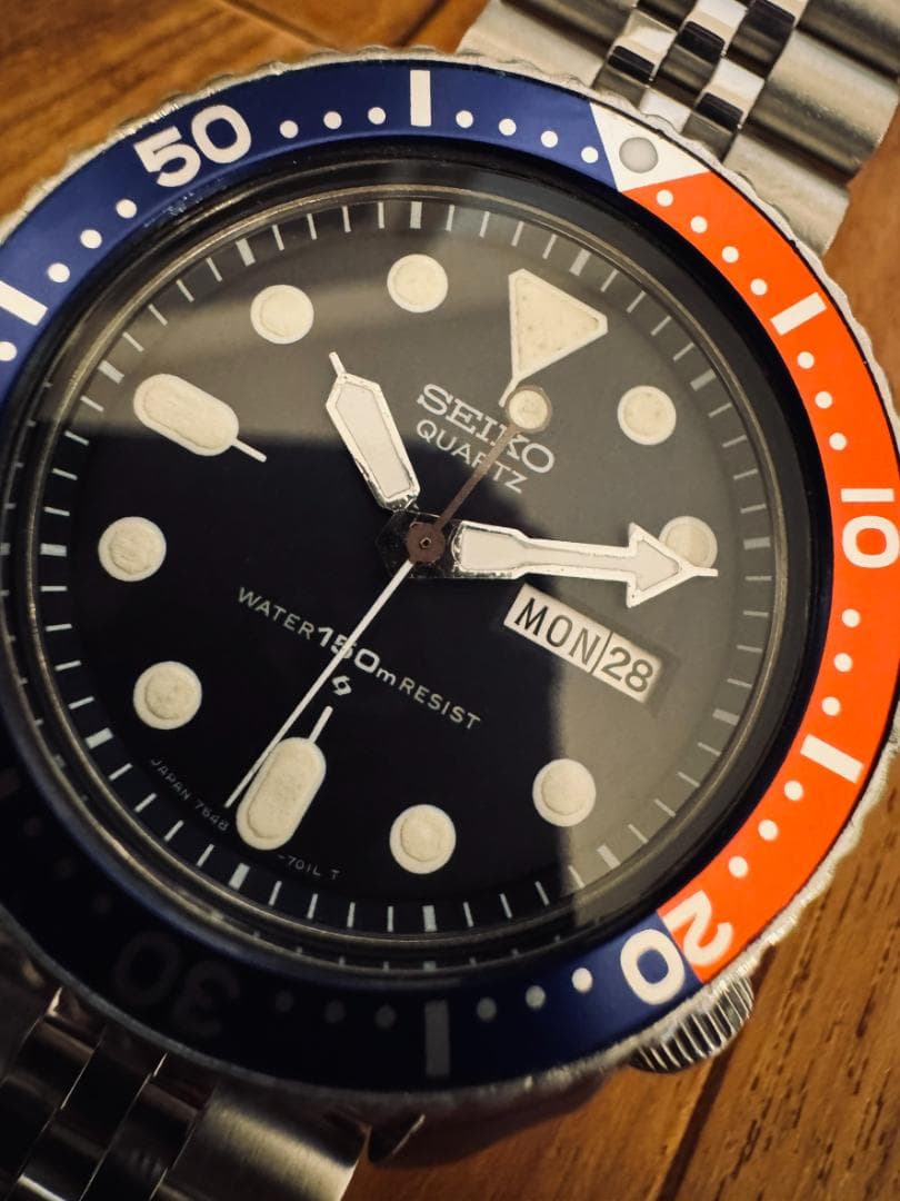 7548-700B SEIKO セイコー ダイバー 150m レトロ ペプシ美品 - メルカリ