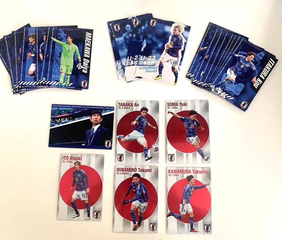 カルビーポテトチップス サッカー日本代表チーム2024〈28枚セット〉J