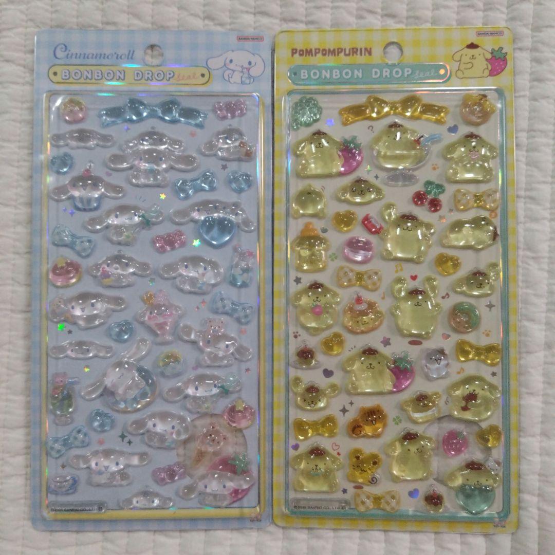 正規品 ボンボンドロップシール サンリオ 第2弾 8種コンプリートセット
