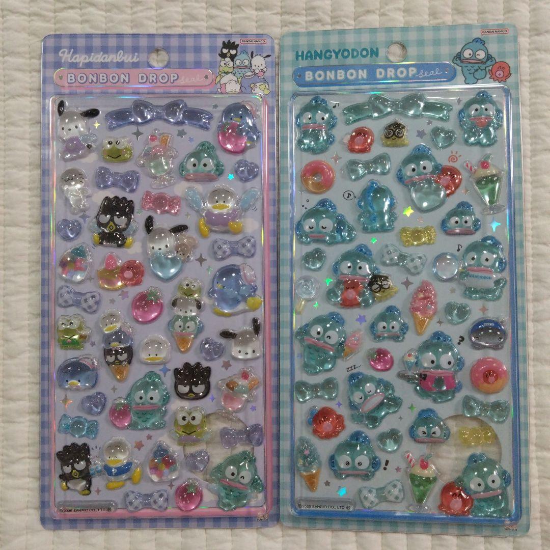 正規品 ボンボンドロップシール サンリオ 第2弾 8種コンプリートセット