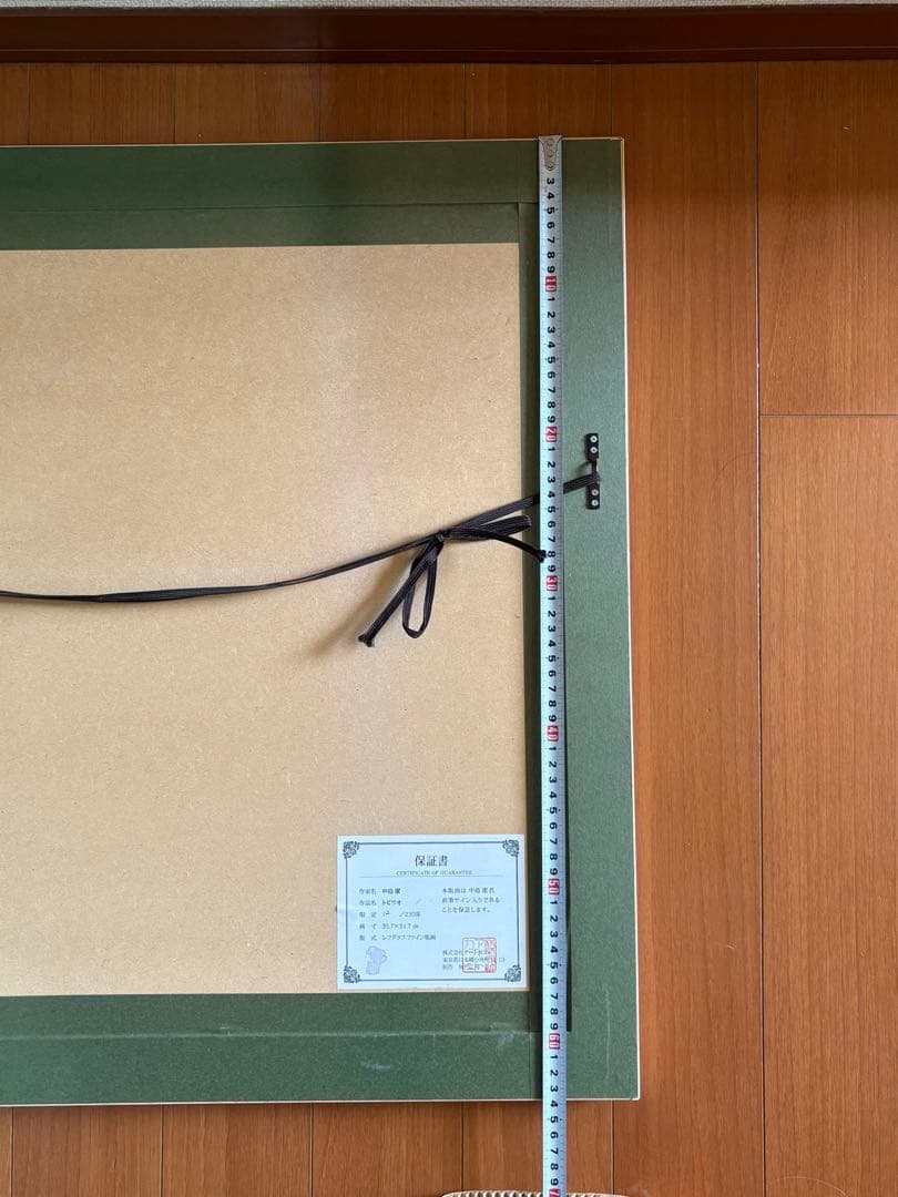 中島潔「トビウオ」レフグラフファイン版画 直筆サイン 管理A3731 証明