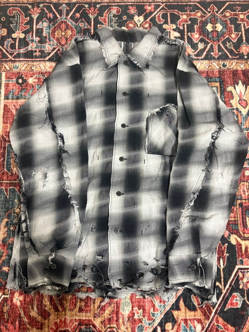 完売品　minus ネルシャツ　ダメージ加工　BORO 2tgBmMgCD1Pb.jpg?width=768