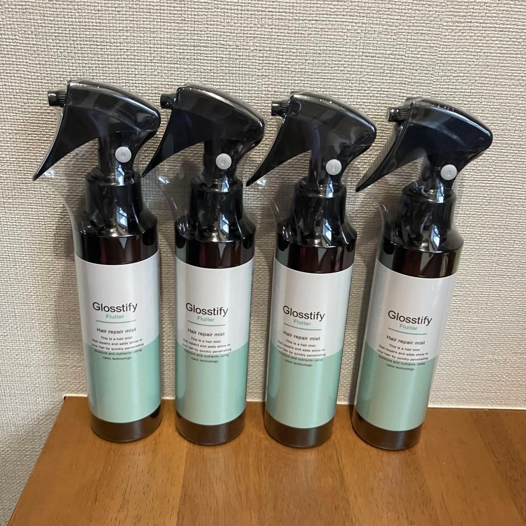 Glossify fultter ヘアリペアミスト 4本セット 150ml