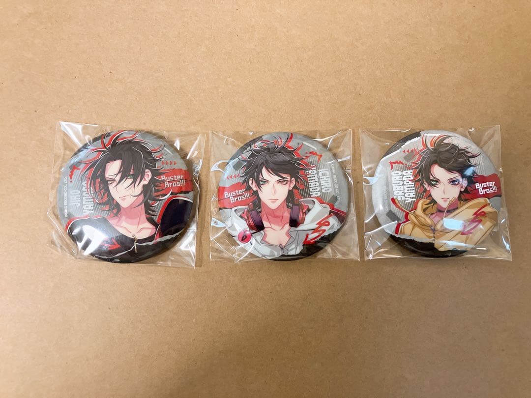 ヒプノシスマイク 中国 缶バッジ 山田一郎 山田二郎 山田三郎