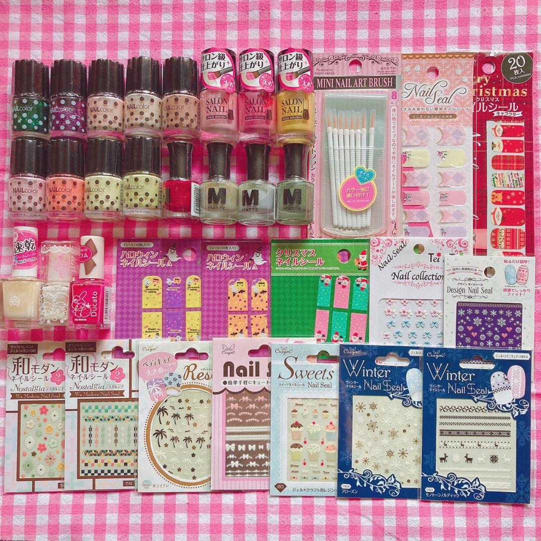 ♡ マニキュア&ネイルシール 計34点セット♪ ♡