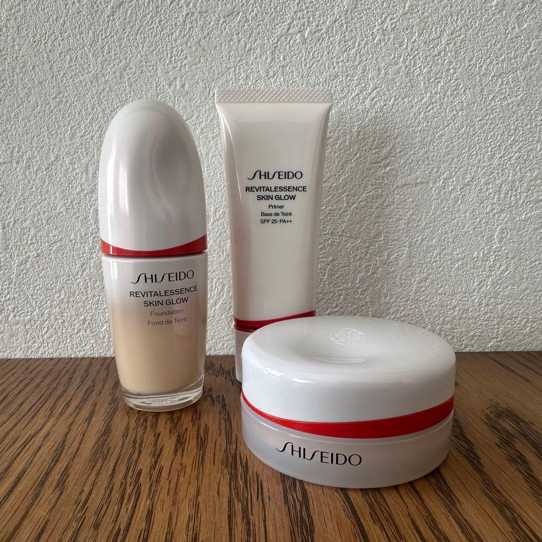 資生堂　SHISEIDO ファンデーション　プライマー　パウダー　3点セット