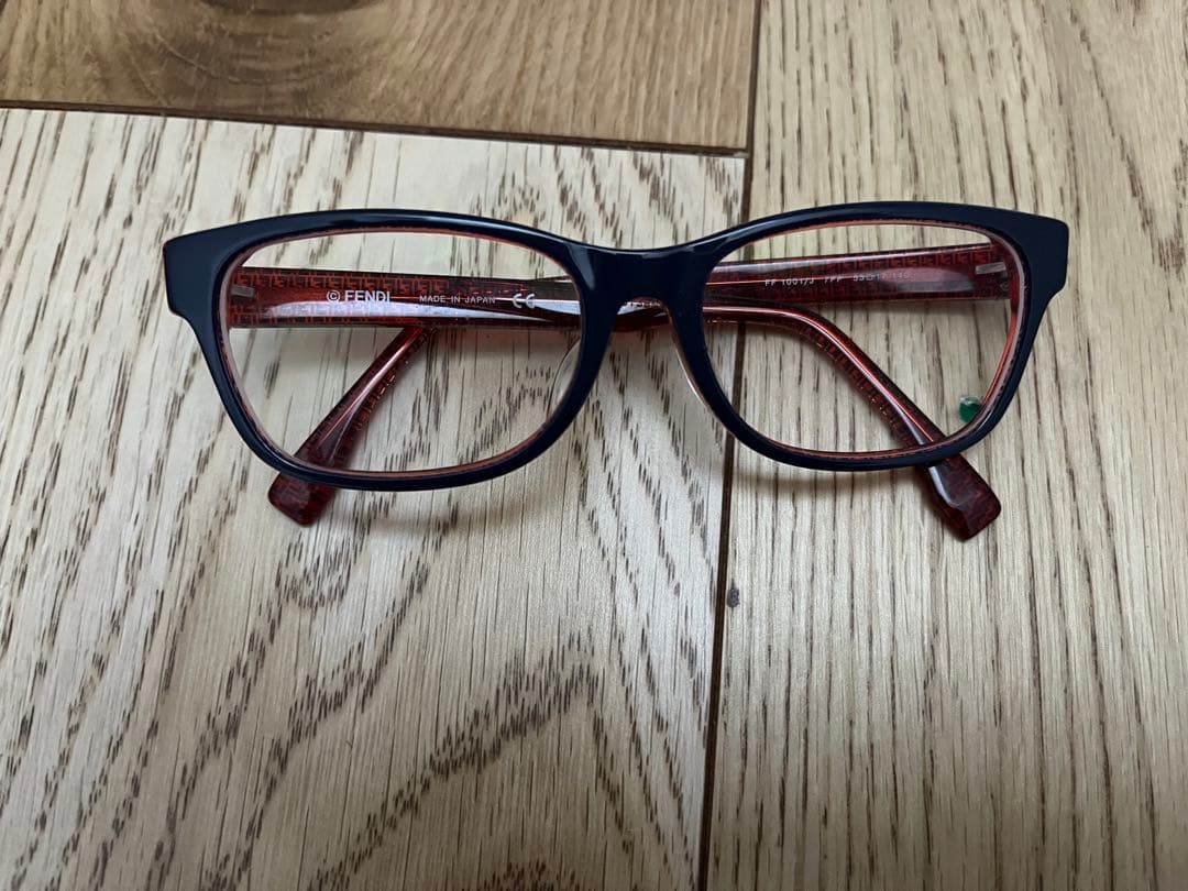 Fendi スクエアフレーム メガネ(度あり)