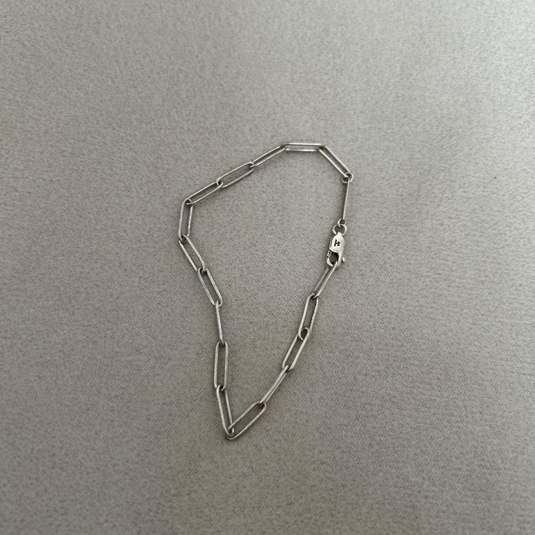 シルバー リンクチェーン ブレスレット