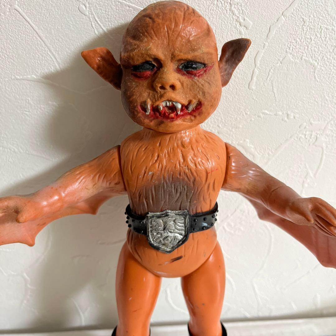 ⚠️当時物・昭和レトロ 旧バンダイ コウモリ男 ショッカー怪人 仮面