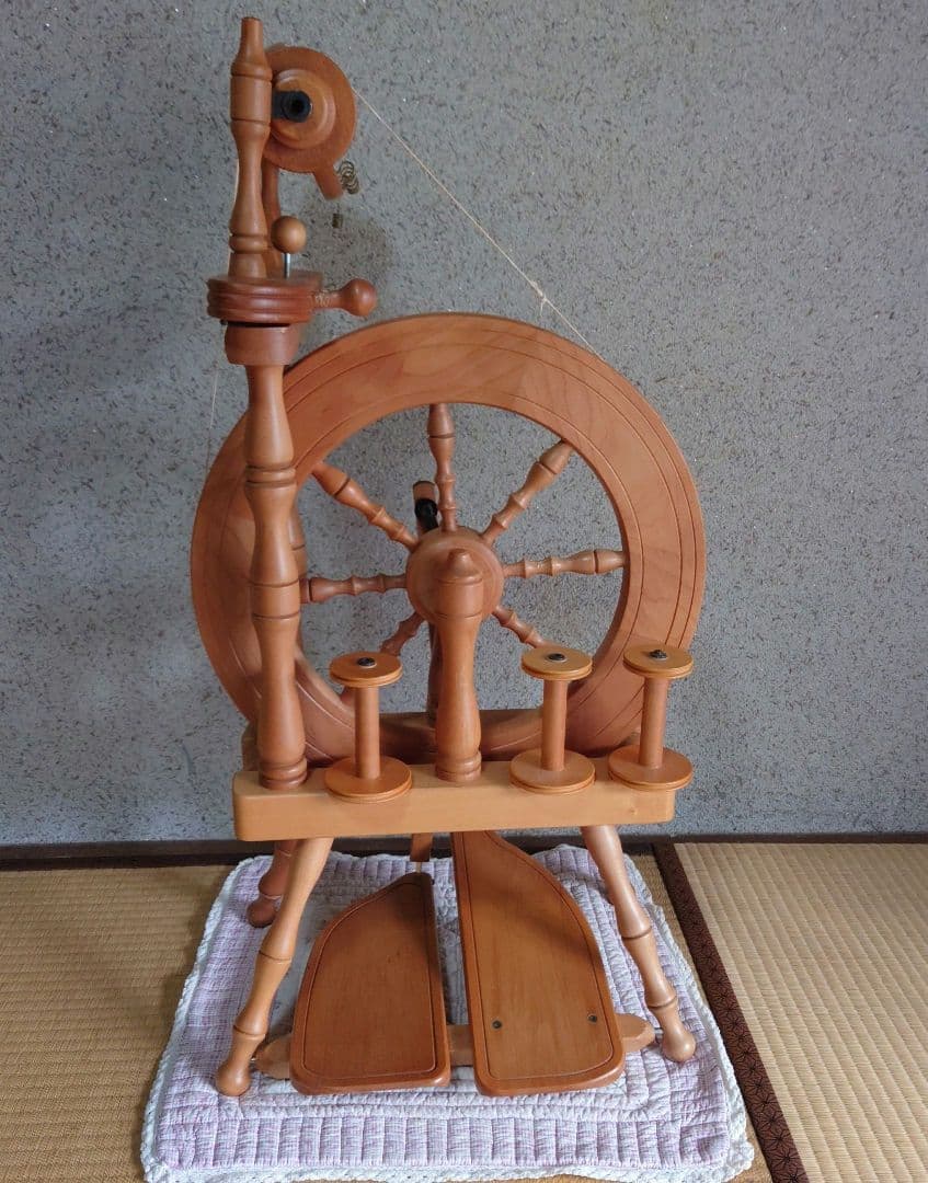 n*o様 【10万円以上のお品・訳あり】アシュフォード　紡ぎ車　両足ペダル