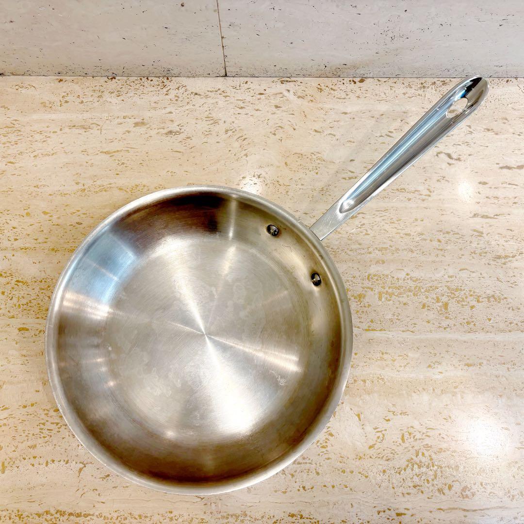 美品☆All-Clad オールクラッド☆ステンレス超高級フライパン☆24.5cm