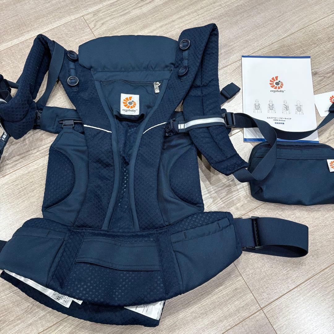 ERGObaby エルゴベビー　オムニブリーズ　ミッドナイトブルー　ネイビー
