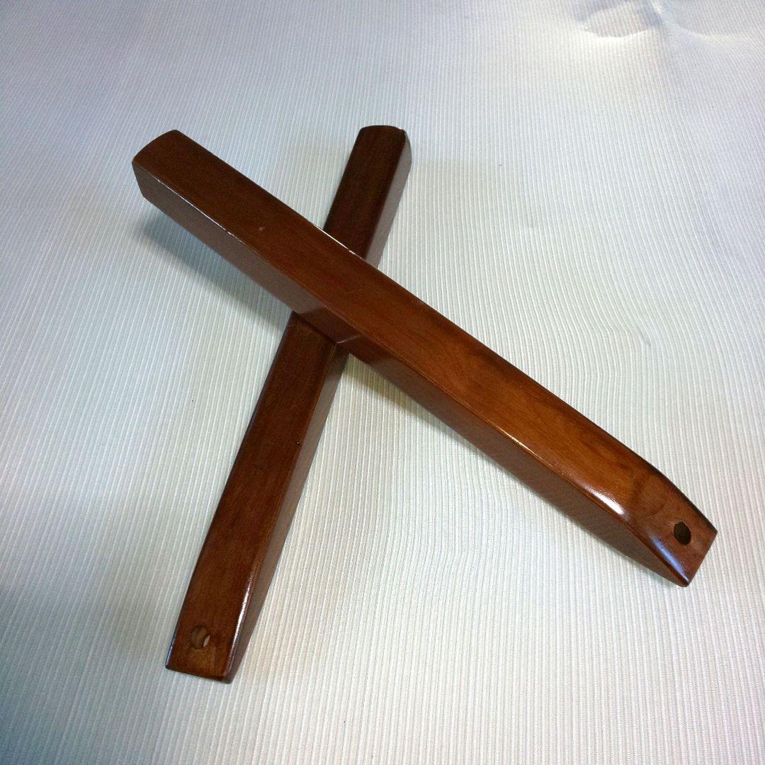 拍子木 音頭 お祭り 赤梅の木 拍子木 音頭 お祭り 赤梅の木 - メルカリ