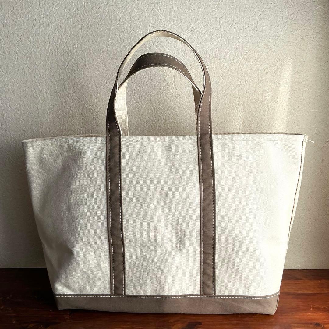 【00s】 L.L.Bean トートバッグ　ブラウン　別タグ　L