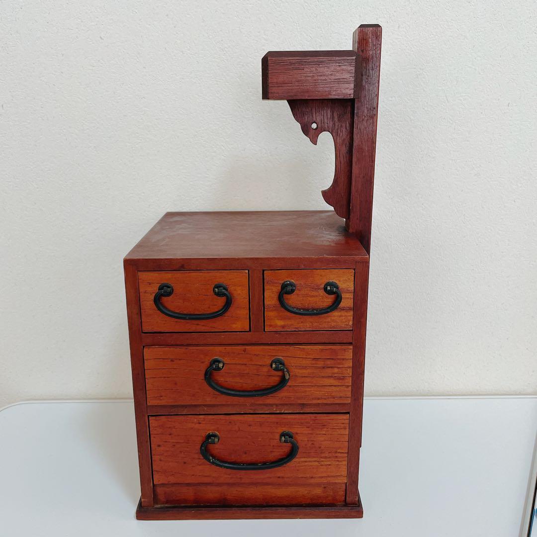 昭和レトロ 昔の裁縫箱 小物入れ アンティーク 引き出し 和風