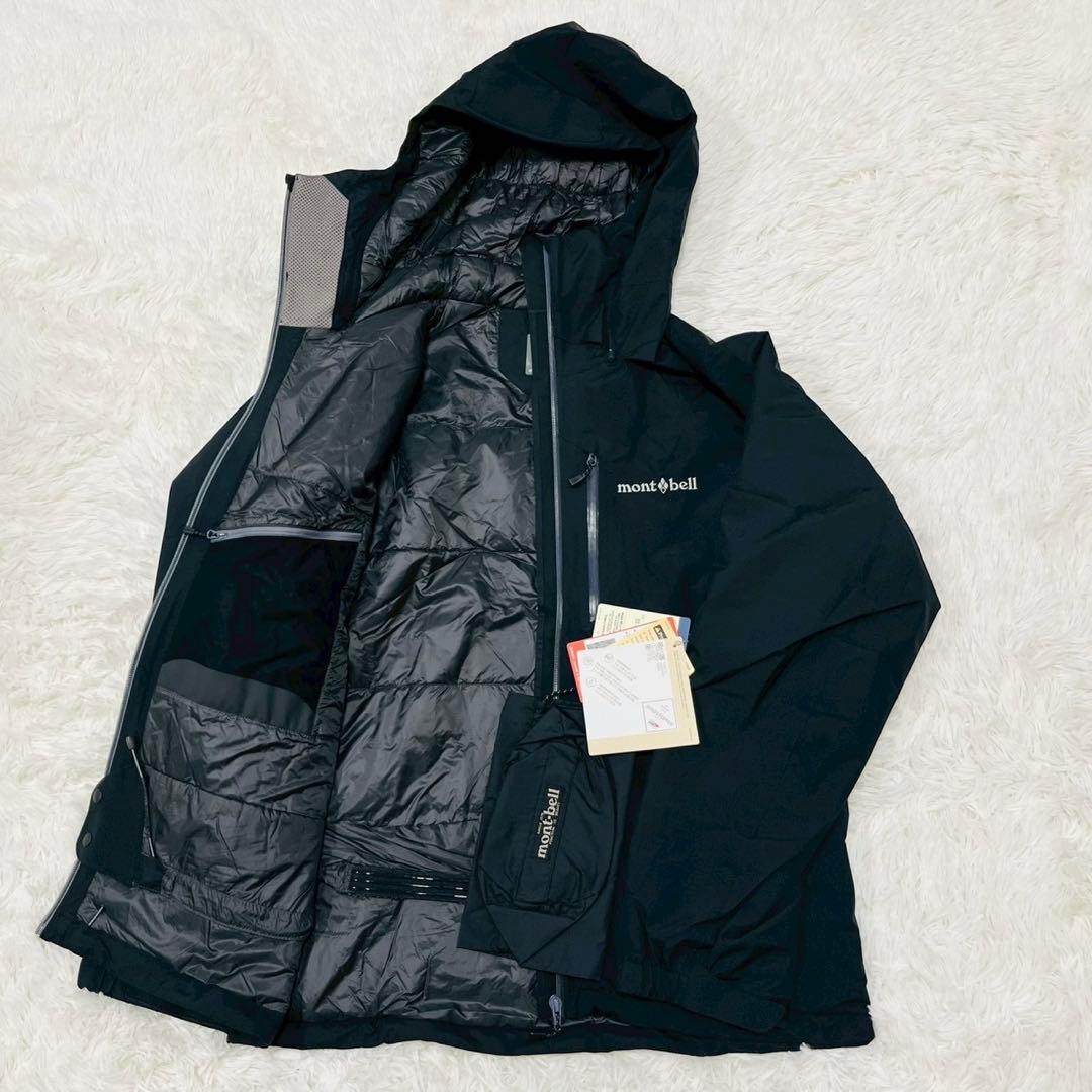 モンベル パウダーグライド パーカ Men's ブラック　L　廃盤