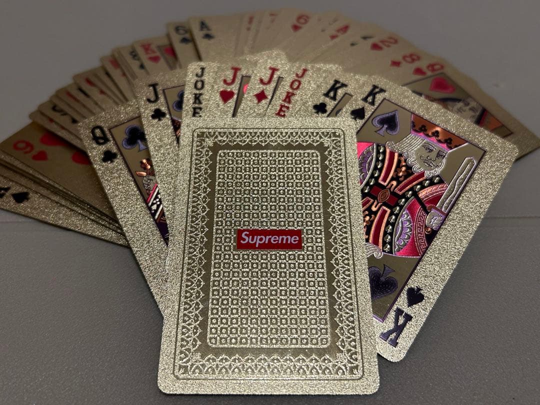 Supreme ゴールドトランプ セット 限定品