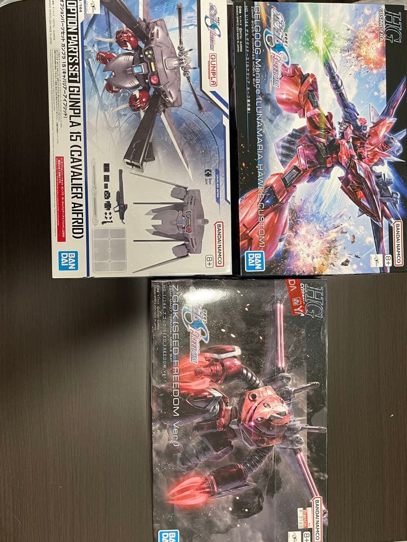 j*k様 HG ガンプラ 3点セット　SEEDズゴックキャバリアー ゲルググメナ
