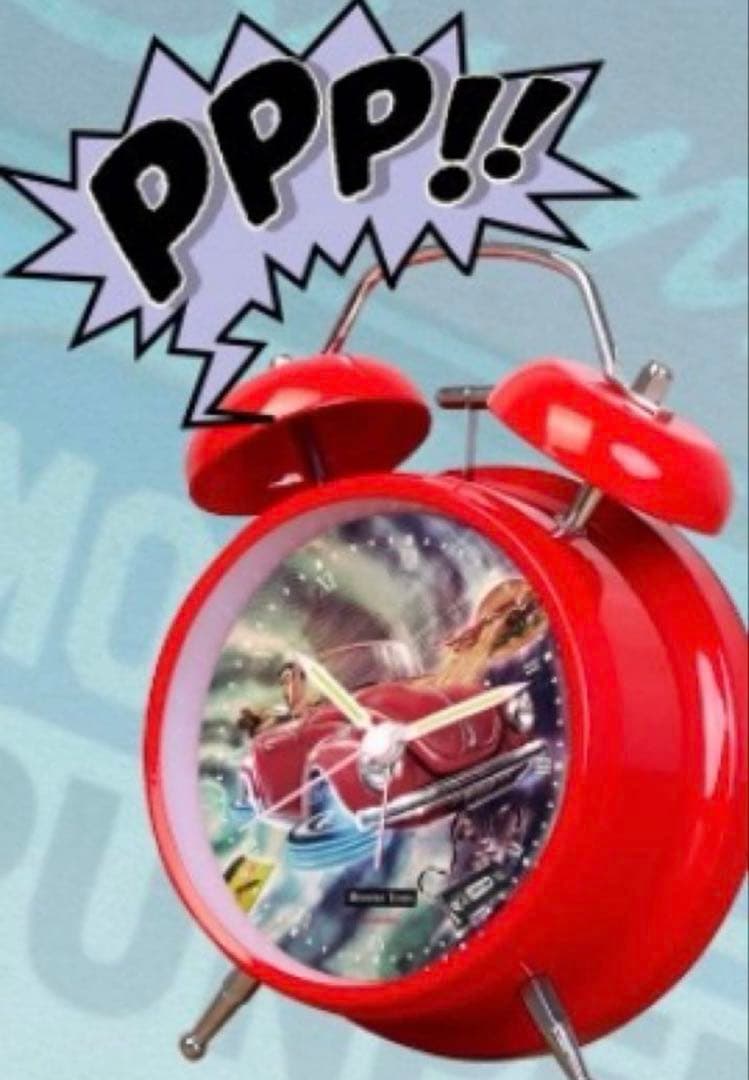 PUNPEEクロック、キーチェーン付き　唯一出品　最安値　最終値下げ　時計